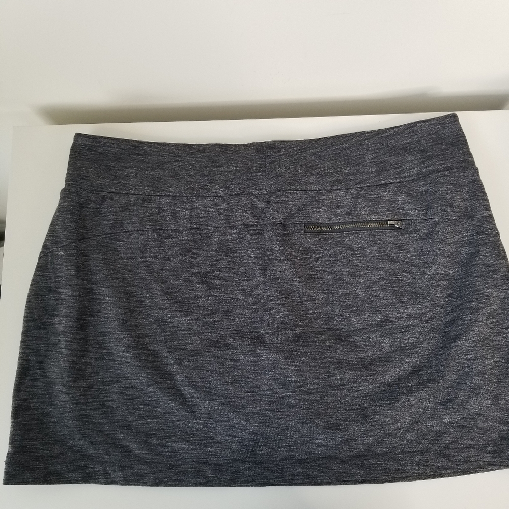 Athleta Metro Downtown Skort Gray Size XL Pockets Stretchy Comfort - Picture 13 of 15